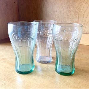 🩷5/$25🩷Coca-Cola Glasses (Set of 3)